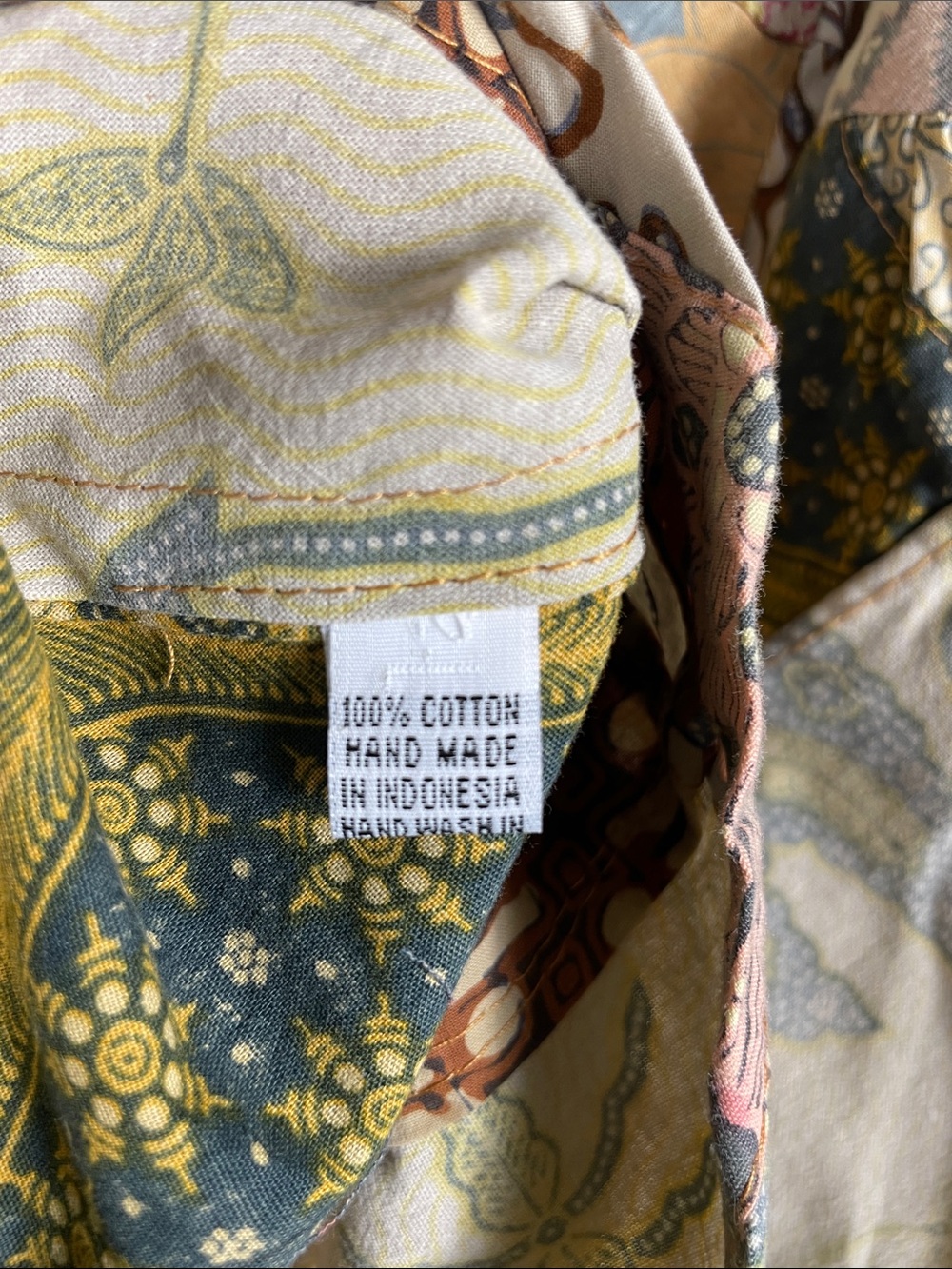 Gypsy Patchwork Print Tunic Top - Multi - Picture 6 of 7
